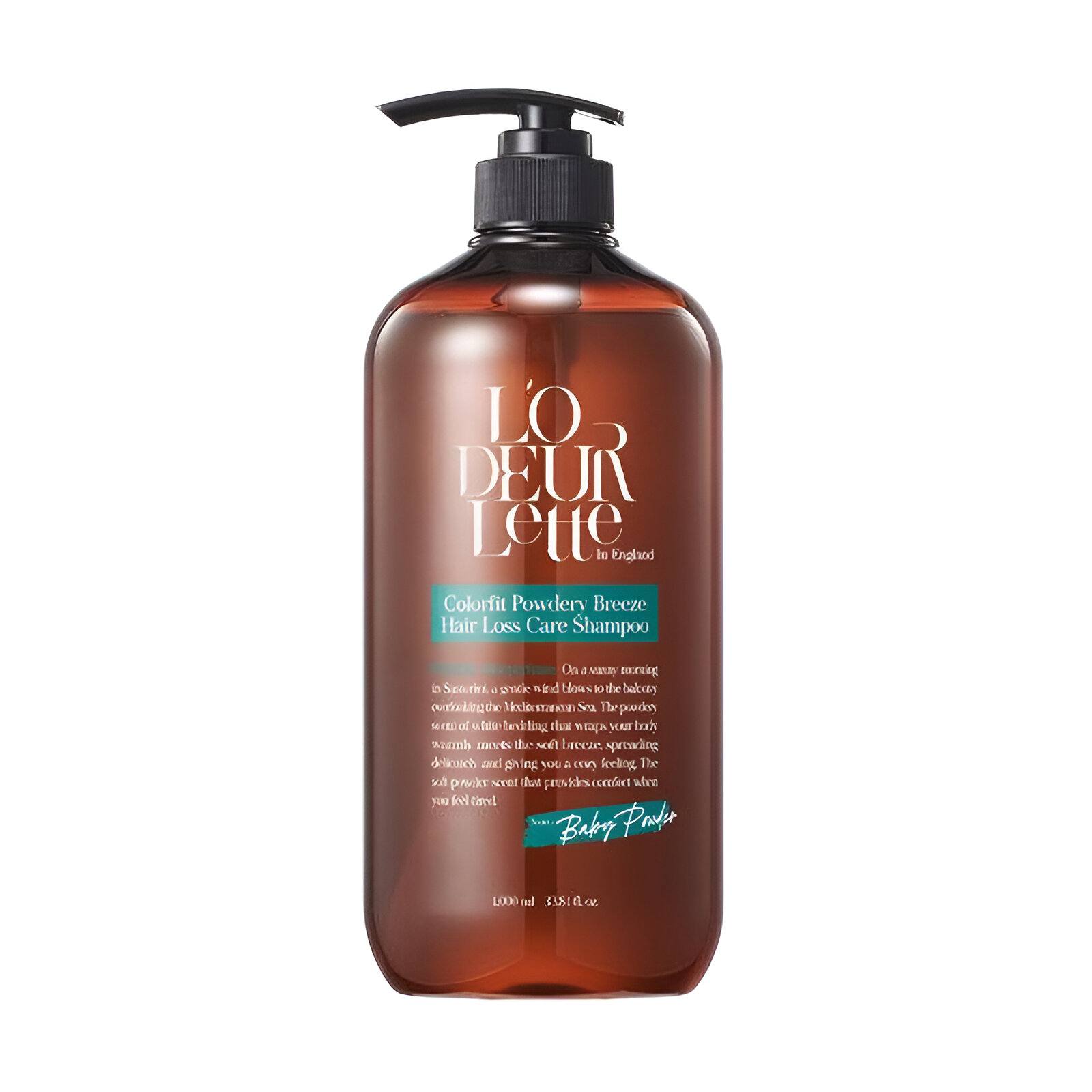 Шампунь для волосся L'Odeurlette In England Colorfit Powdery Breeze Hair Lost Care Shampoo, 1 л